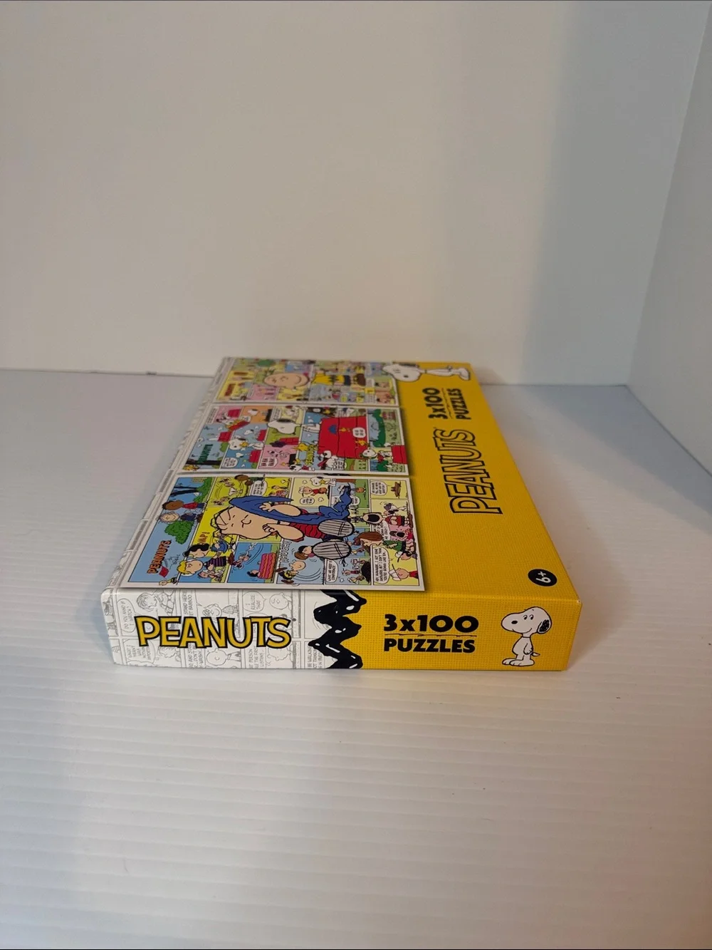Peanuts 3 x 100 Pc Jigsaw Puzzles, Brand New-Sealed Box!